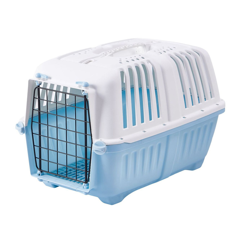 2023 New Style Portable Transport Boxes Shipping Plastic material dog Cages Pet folding Solid crate Wholesale traveling pet cage