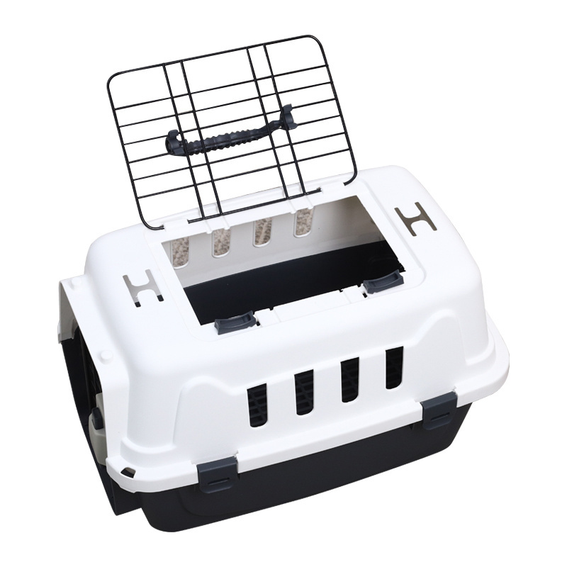 High Quality Portable Pet Carrier Airline Approved Plastic Cat Cage for Dog