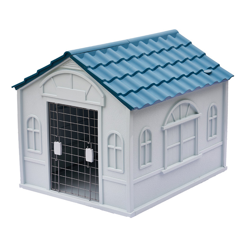 Hot-selling fashionable pet shelter plastic insulated outdoor large dog house all seasons universal kennel