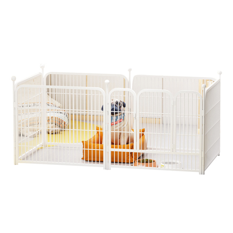 Indoor Outdoor Portable Puppy Playpen Big Dog Fence Cage with Gate for Dogs