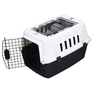 High Quality Portable Pet Carrier Airline Approved Plastic Cat Cage for Dog