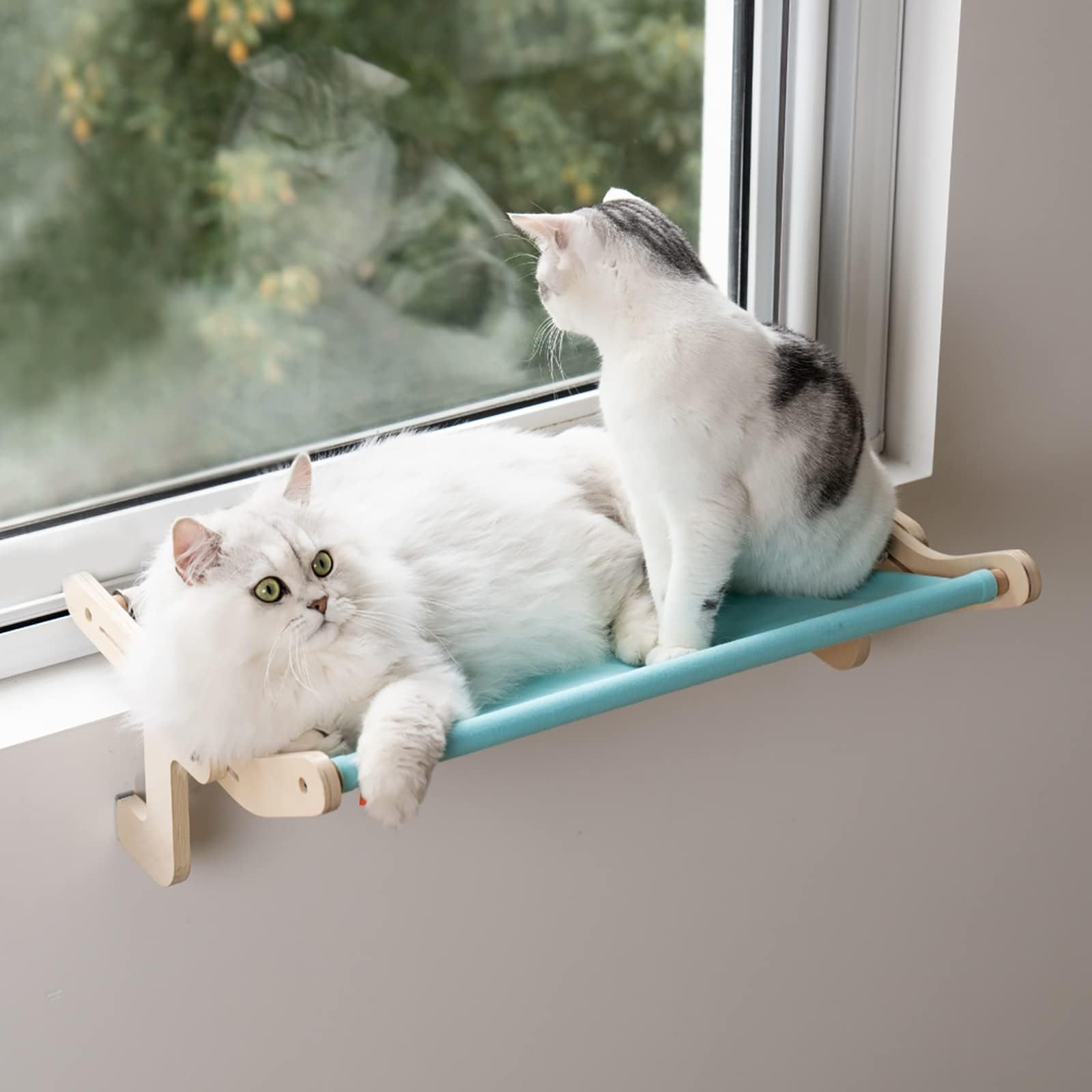 Hot Selling Pet Supplies Wooden Cat Wall Perch Sleeping Nest Pet Cat Window Perch Comfortable Cat Hammock Bed Indoor