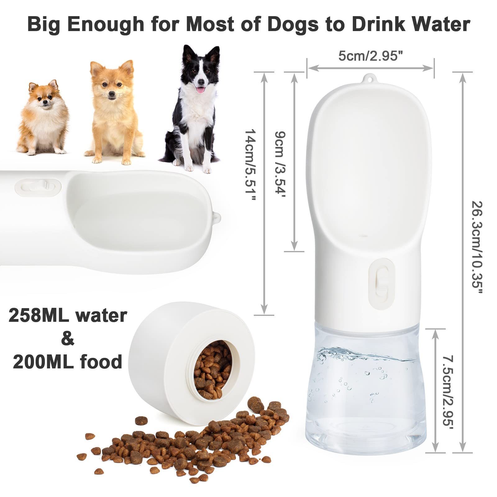 Exclusive Squeeze and Go Dog Water Bottle Lightweight and Portable Canine Hydration Essential for Outdoor Adventures