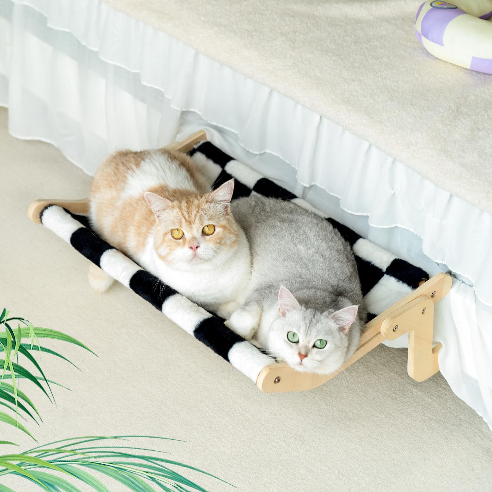 Hot Selling Pet Supplies Wooden Cat Wall Perch Sleeping Nest Pet Cat Window Perch Comfortable Cat Hammock Bed Indoor