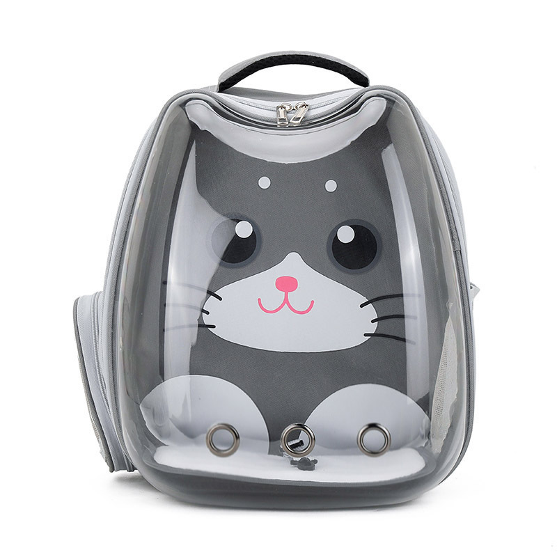 New Fashion Design Large Space Capsule Pet Cat Bags Transparent Portable Dog Cat Backpack For Outside Traveling Wholesale