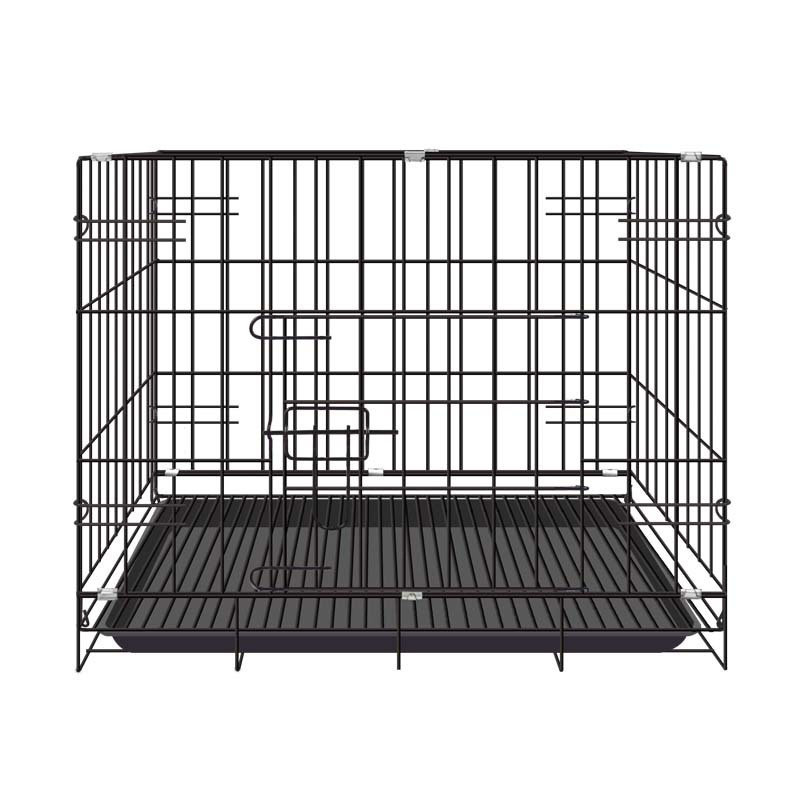 Hot Selling Big Pet Cage Crate 2 Doors Large Space Folding Cage Easy to Install