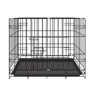 Hot Selling Big Pet Cage Crate 2 Doors Large Space Folding Cage Easy to Install