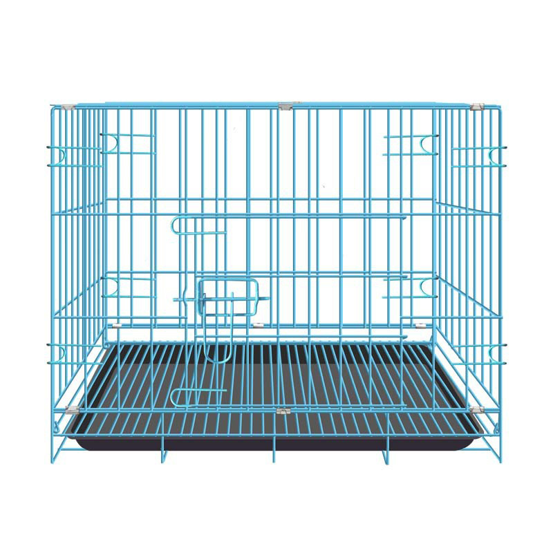 Best Selling Metal Iron Wire Pets Dog Indoor Cages Diy Folding Animal Crate Kennels With Tray