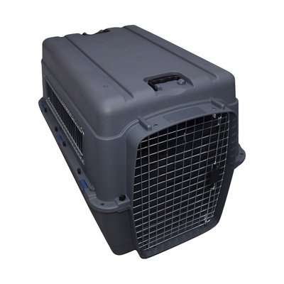 IATA Puppy General Travel Cages Portable Pet Cages Carriers Plastic Large Traveling Dog Kennels Crates