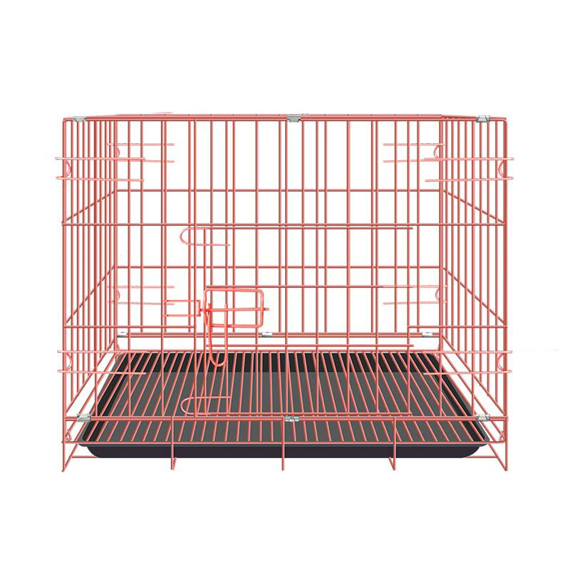 Best Selling Metal Iron Wire Pets Dog Indoor Cages Diy Folding Animal Crate Kennels With Tray