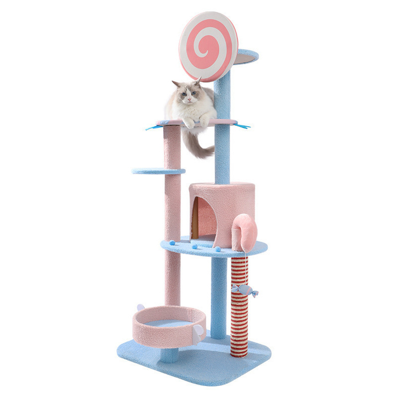 Best Seller Wholesale Cat Climber Frame Sisal Hemp Material Cat Tree Cat Toy for Fun