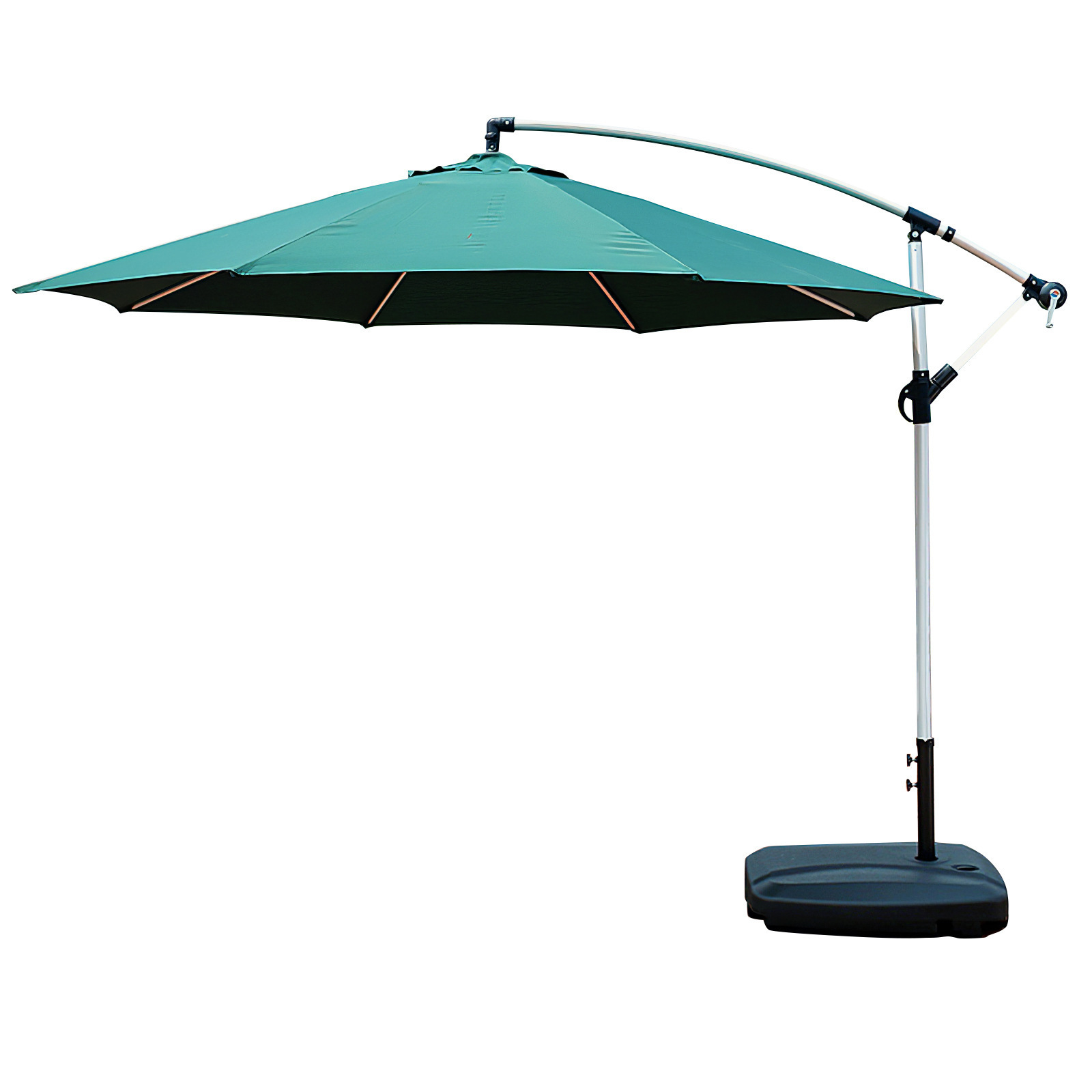 Garden Outdoor Large Plastic Base Banana Parasol Jardin Sun Shade Roman Umbrella Patio Umbrellas & Bases