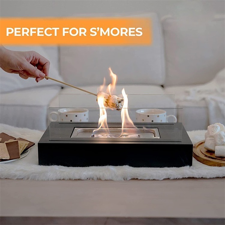 Tabletop decorative ethanols fireplaces bio ethanole ecological fireplace stainless steel portable pit indoor fire pits