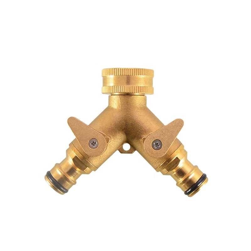 2 way garden hose splitter hose connector