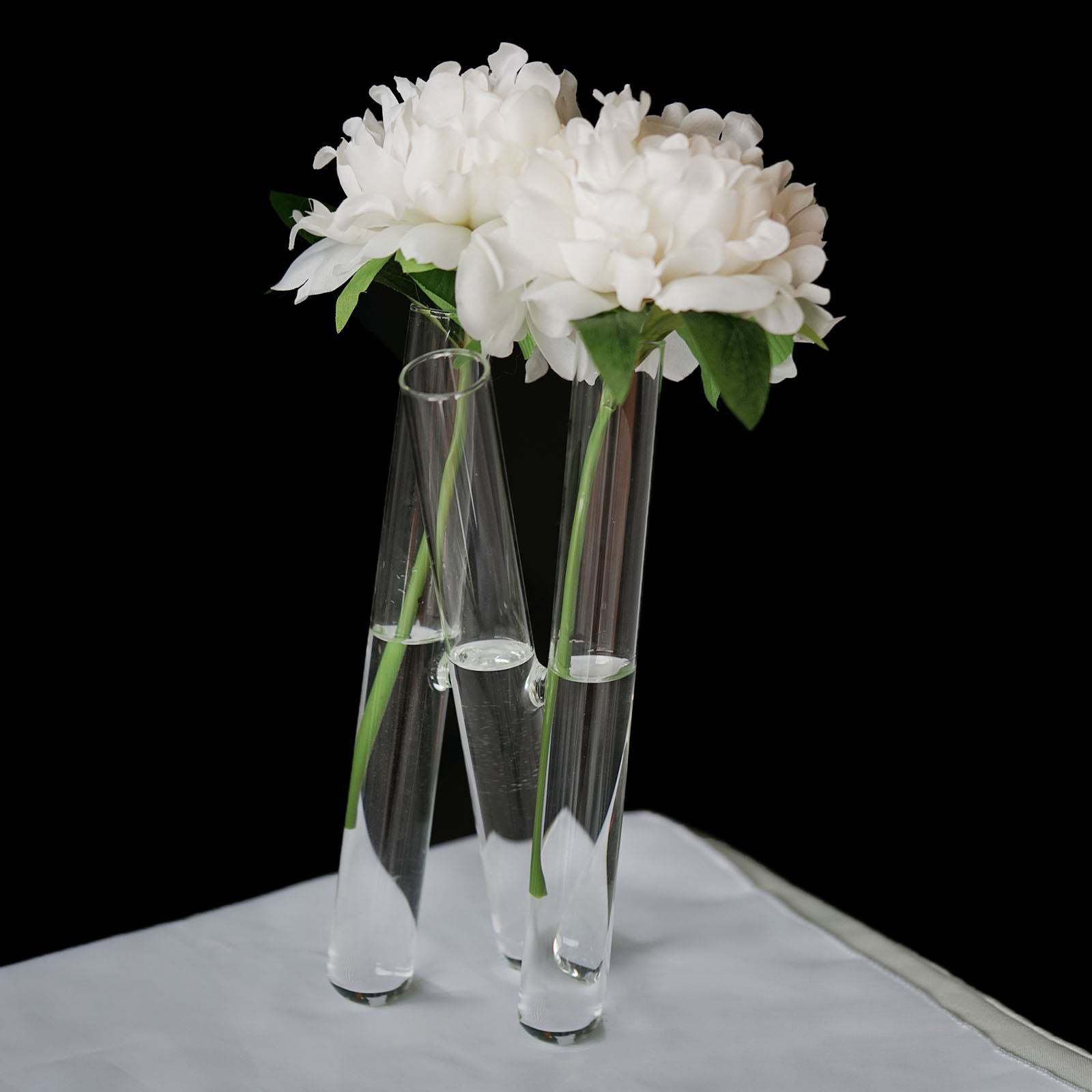 Long clear glass tube vase hand blown glass vase Hydroponic Arrangement Flower Glass Vase