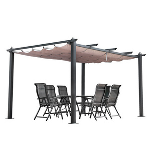 High quality household outdoor patio aluminium garden canopy waterproof pavilion gazebo pergola covers