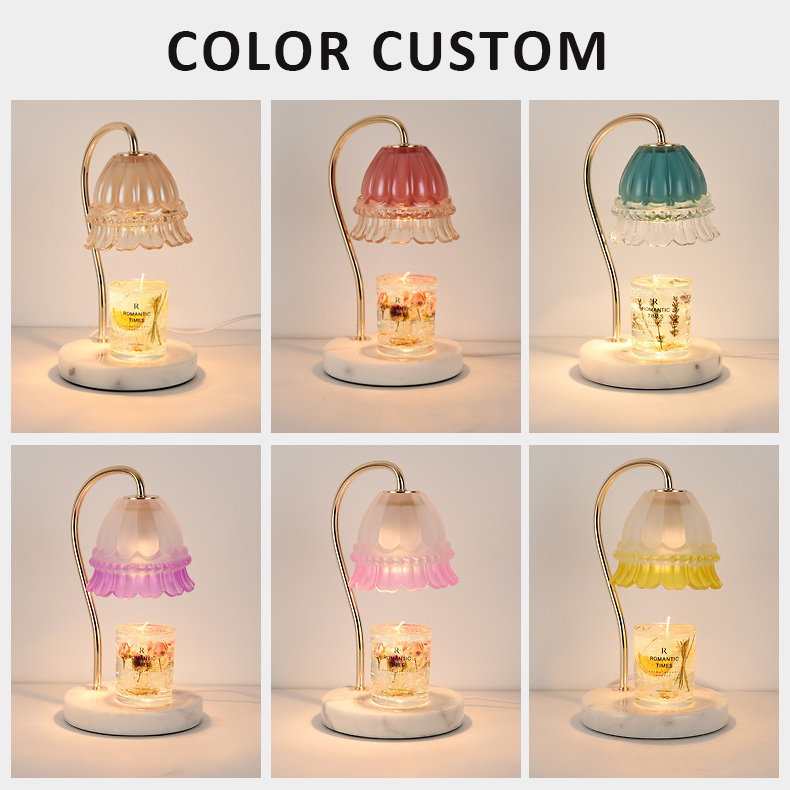 Fragrance wax melts wickless luxury indoor candle warmer lamp dimmable adjustable candle warmers