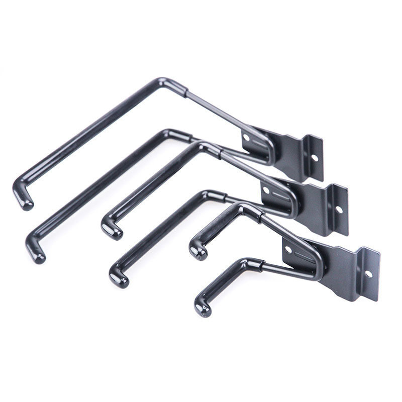 Stainless steel black storage tool dip household garden wall hanging ladder hook Garage Hangers garage hooks heavy duty