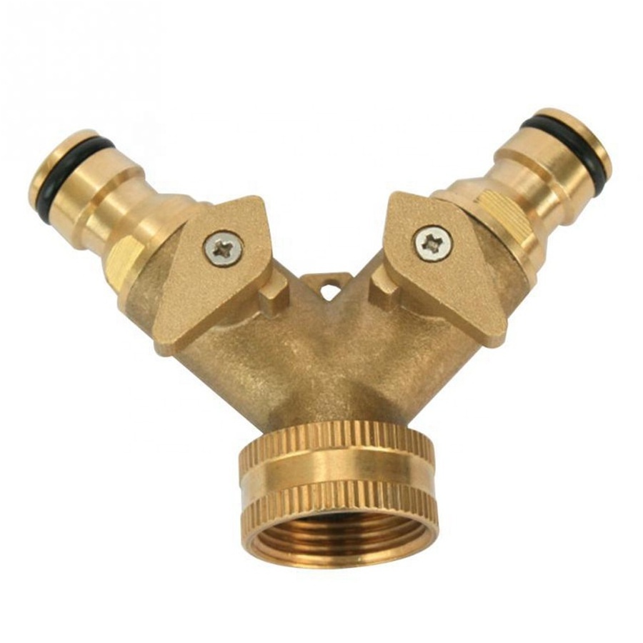 2 way garden hose splitter hose connector