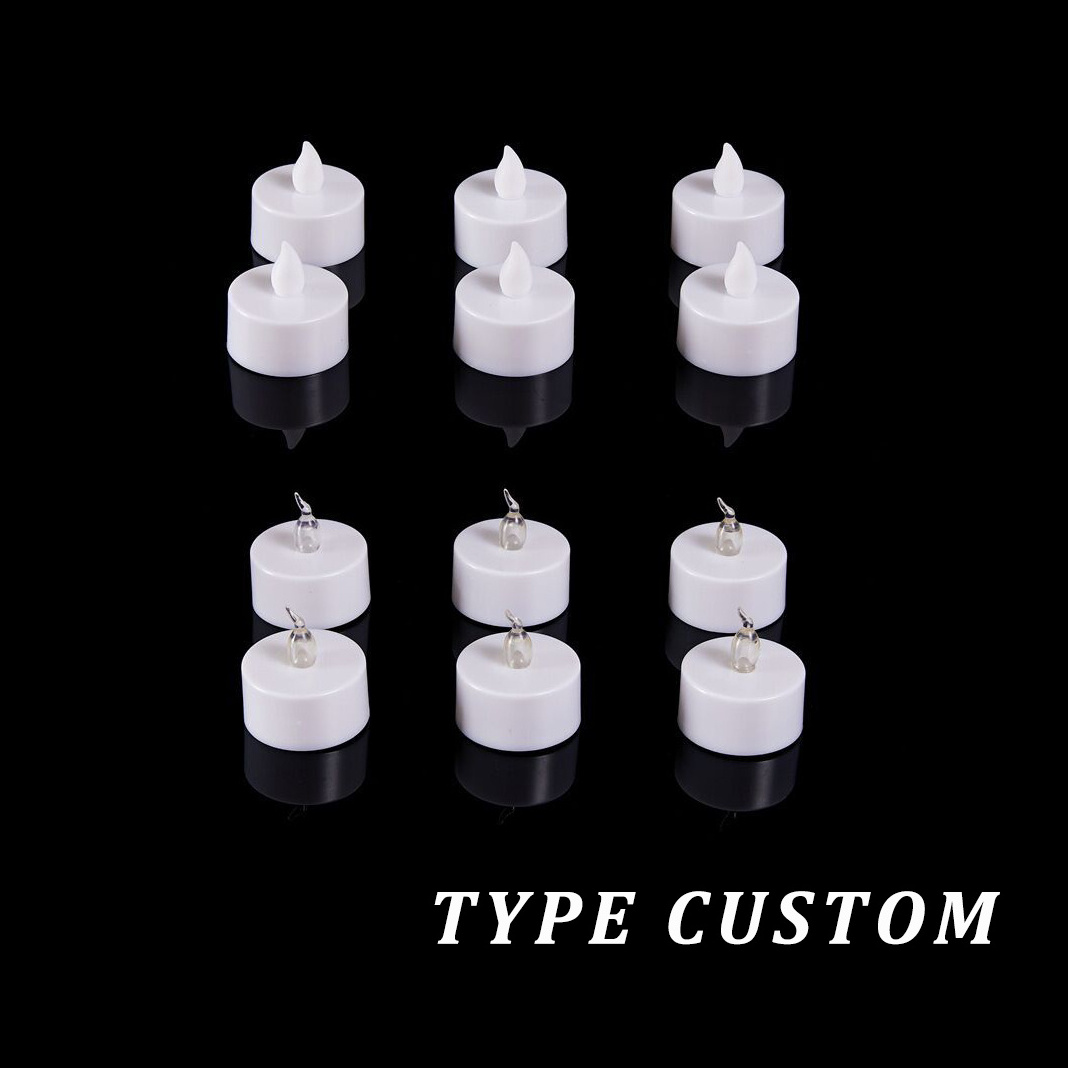 Candle lights flameless 3d real flame flickering wholesale led tea light candles with batteries