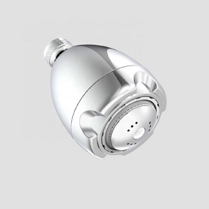 Round Water Saving 3 Function High Pressure Bathroom Small Overhead Rain Shower head