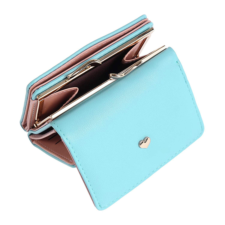 Women Credit Card Holder Metal Frame Kiss-lock Small Clutch Cards Holder cute Wallet