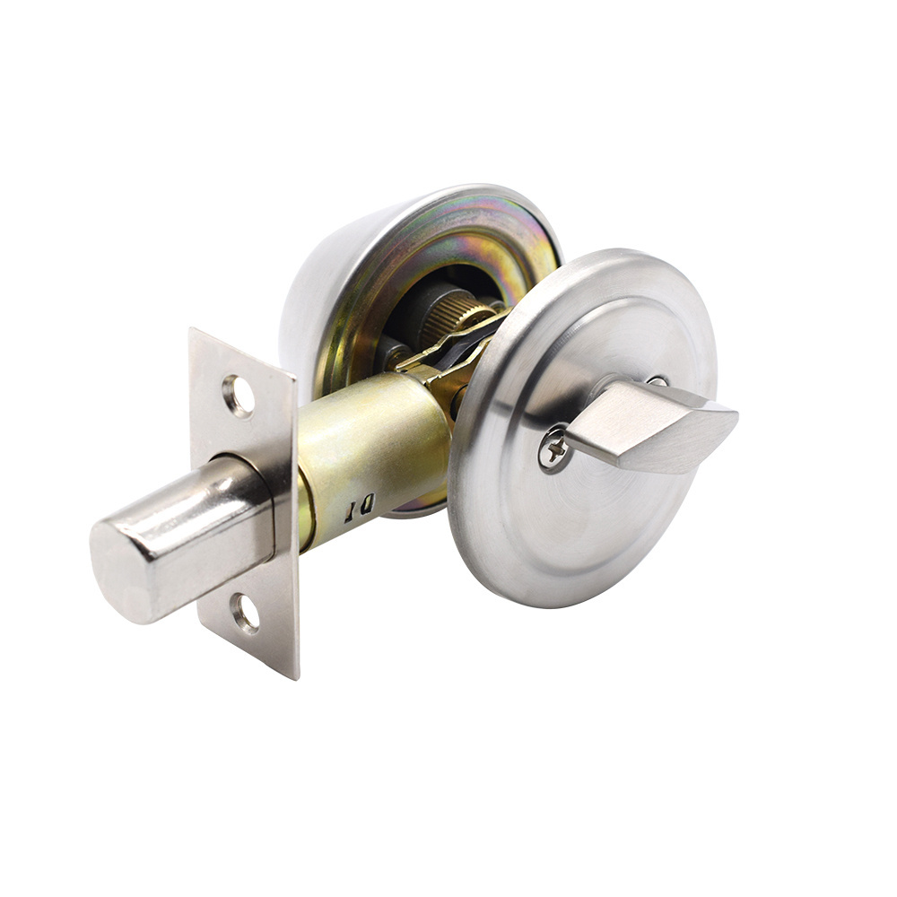 Wholesale Safety Stainless Steel 60/70mm Adjustable Latch Single side Deadbolt Lock For Wood Door