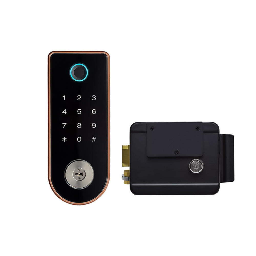 Premium Quality Fashion Security Intelligent Digital Key Fingerprint Password Wifi IP65 Outdoor Door Lock