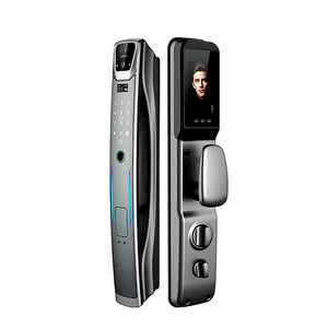 3D Face Recognition Autoclose Fingerprint Digital Electronic double sided electronic smart door lock with camera