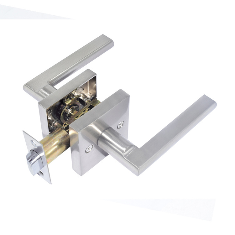 Heavy Duty High Quality Zinc Alloy Stain Nickel Passage Privacy Lever Lock