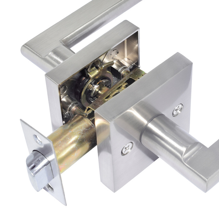 Heavy Duty High Quality Zinc Alloy Stain Nickel Passage Privacy Lever Lock