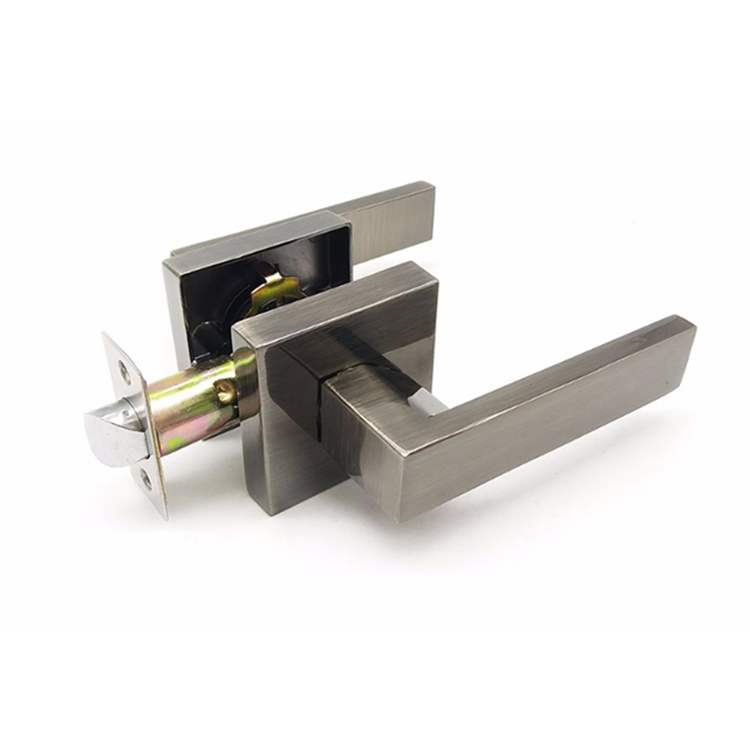 Hot Sale Good Heavy Duty Zinc Alloy Square Tubular Key Lever Passage Security Door Handle Lock