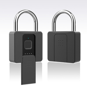 2022 Biometric Hot Sale Finger Print Luggage Box Lockers Smart Master Lock Electric Padlock Waterproof IP65