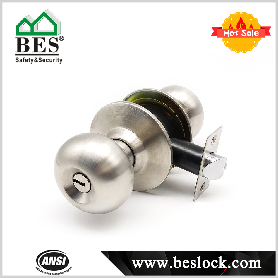 OEM Cylindrical Knob Door Lock 5791 Brass Cylinder Grade 3 Door Locks