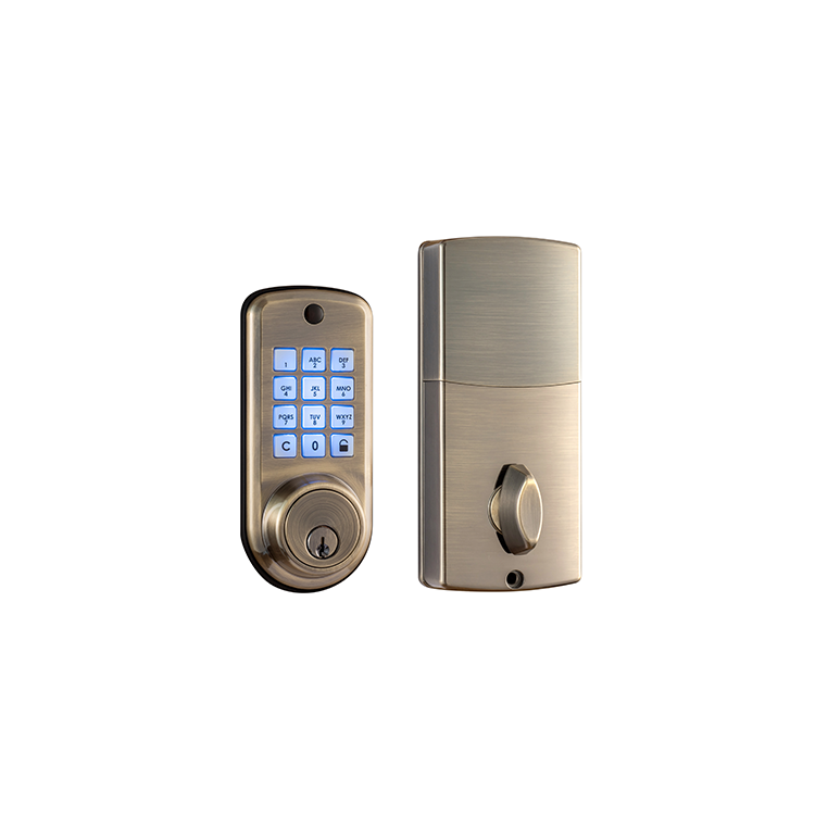 Fashion Glass Security Electronic Lockset Door Handle Key Pick Set Locks Digital Smart Deadbolt Door Locks