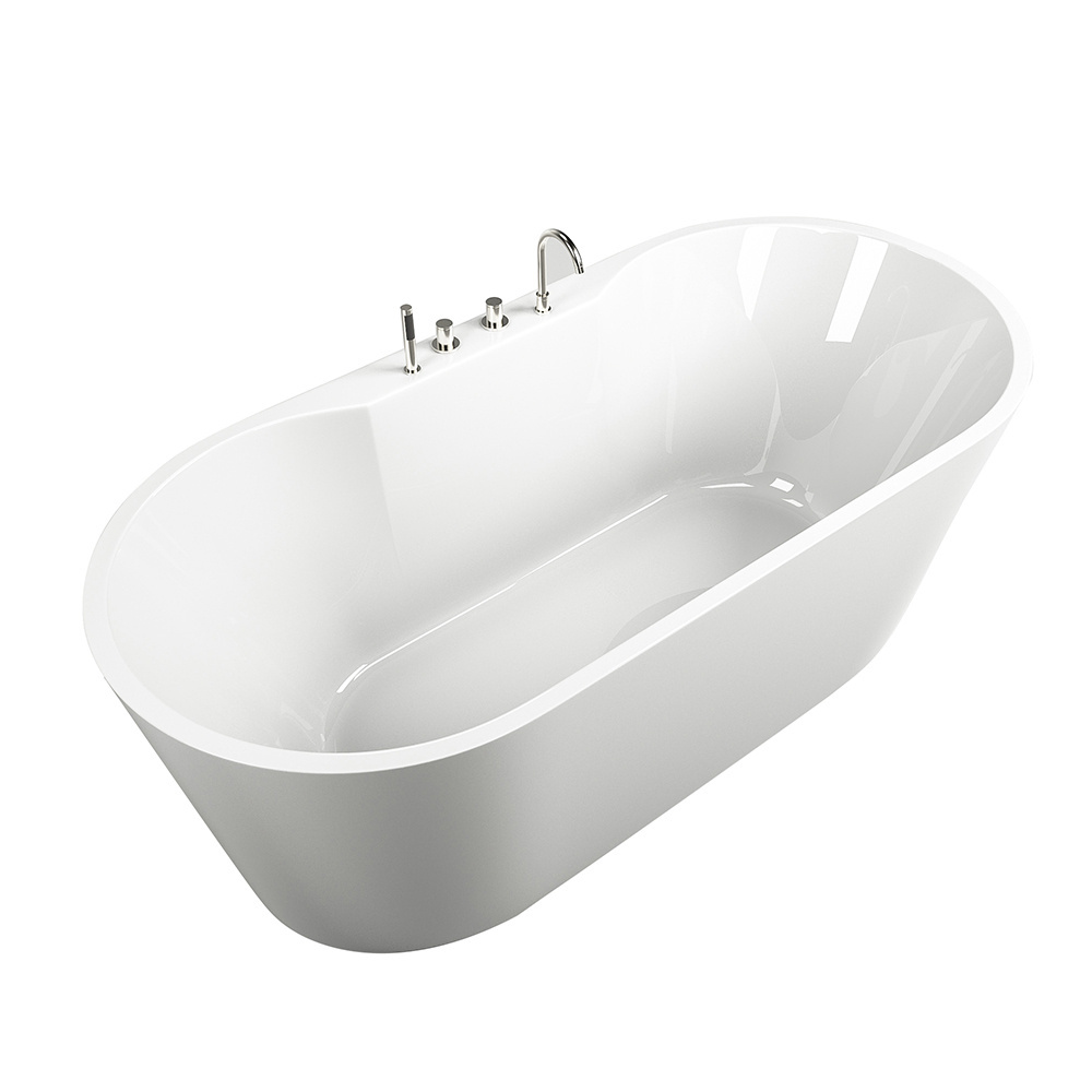 Philippines rectangle ABS massage bathtub jaccuzy whirlpool of good quality with faucet ACRYLIC freestanding bathtub with tap