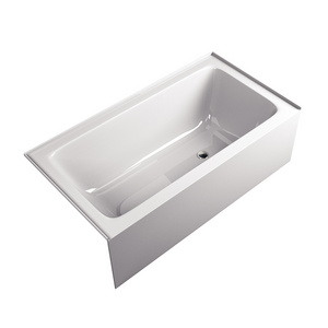 BESMA Rectangular Banheira Freestanding Large White Fiberglass Acrylic Shower Bathtub 150cm square shower abs bathtubs