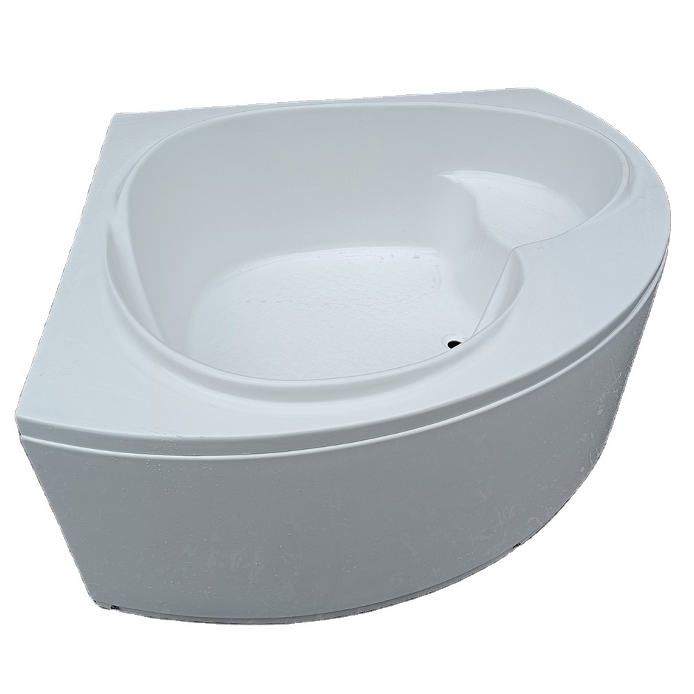 1600mm Corner ABS heart shaped cheap fiber glass indoor whirlpool hot bath tubs bathtubs with cheap prices