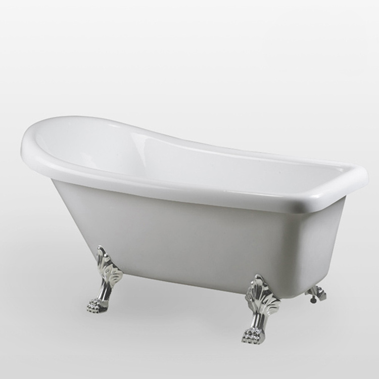 BESMA Acrylic Freestanding clow foot classical bathtub easy to install best selling products in disturbitor baths