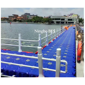 Durable jet ski floating dock pontoon bridge modular plastic floating dock platform for sale