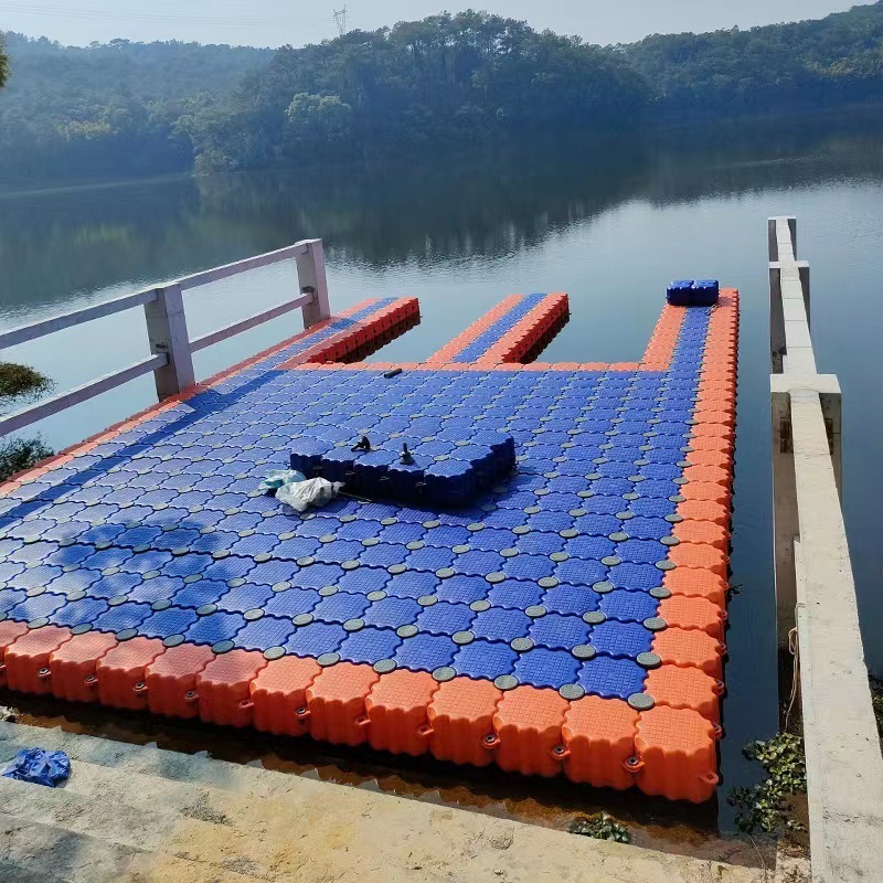 Plastic Floating Pontoon Bridge Modular Floating Dock Manufacturer Floating Jetty Jetski Dock