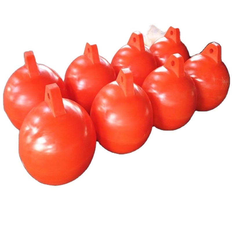 Small Diameter 300MM Plastic Floating Buoy Balls Round Vessel Mooring Buoy Surface Marker