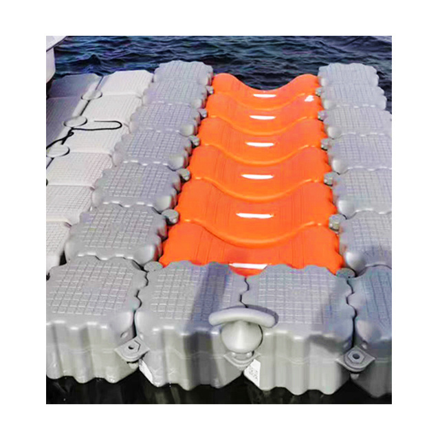 Durable HDPE 50*50*40cm Marine Floating Dock U-shaped Floating Block for Boat Yacht Jetski