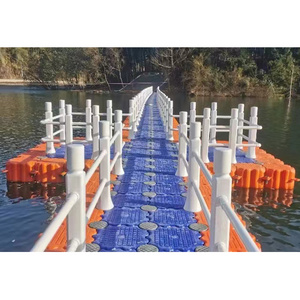 Modular Boat Dock Pontoon Bridge Jetski Floating Platform Drive-on Dock