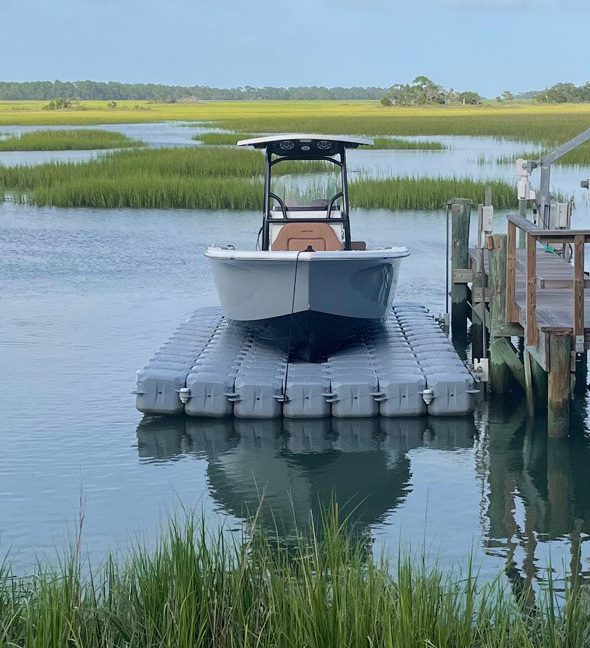 Plastic Floating Pontoon Walking Bridge Marine Used Pontoon Floats for sale