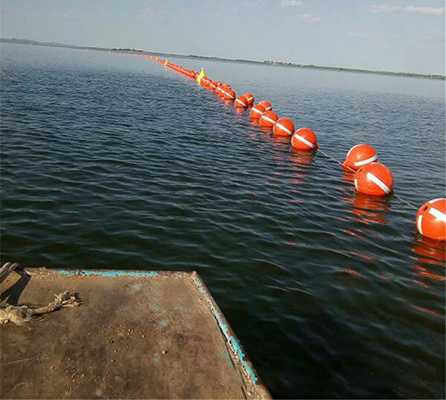 Diameter 400MM Polyethylene Buoy Suitable for Marine Waterways Foam Filled Plastic Float Ball