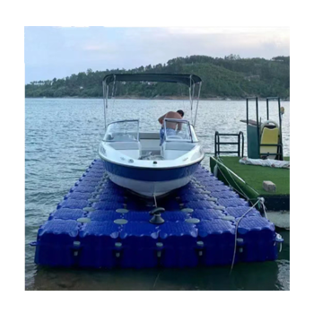 Durable plastic floating bridge trestle platform marine modular pontoon jet ski floating dock