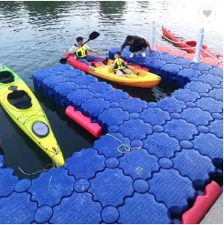 HDPE 50*40cm marina jet ski floating dock platform plastic floating dock pontoon bridge on water