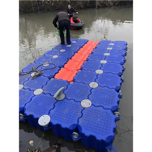 HDPE Durable Fishing Floating Dock Platforms Plastic Pontoon Cubes Houseboat Boats Jet ski Dock Wholesale Marine Supplies