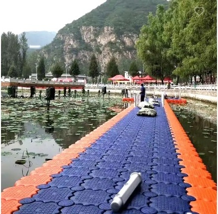 Easy assembly  HDPE cubes dock floats  plastic jet ski floating dock pontoon bridge used in yacht dock